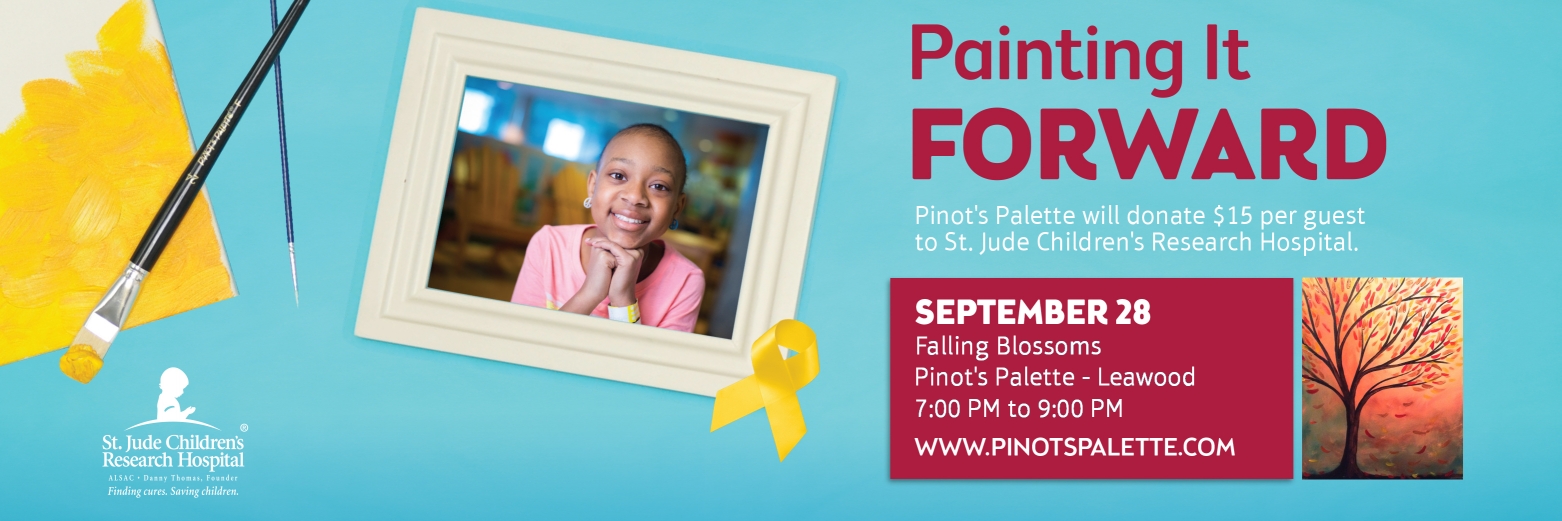 Save the Date: September 28th for Painting it Forward for St. Jude!